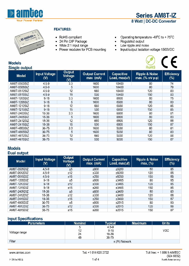 AM8T-4803SIZ_4936534.PDF Datasheet