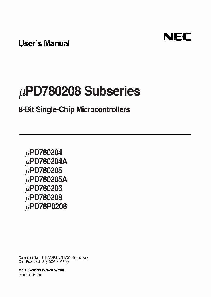 UPD780205AGF-XXX-3BA_4939615.PDF Datasheet
