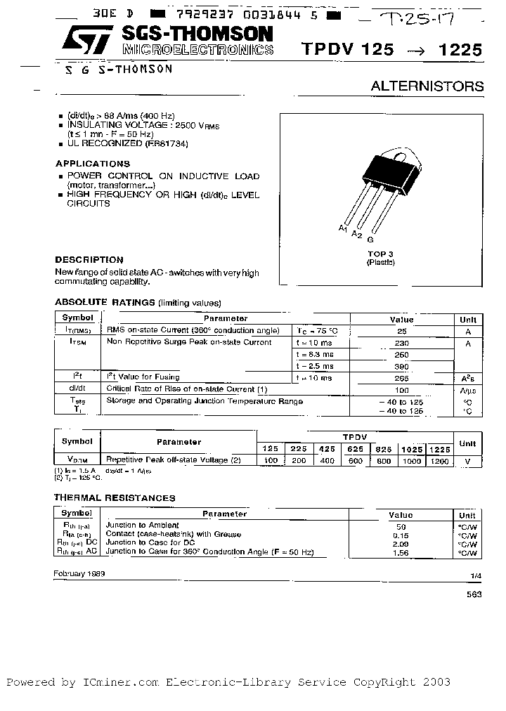 TPDV225_4930195.PDF Datasheet
