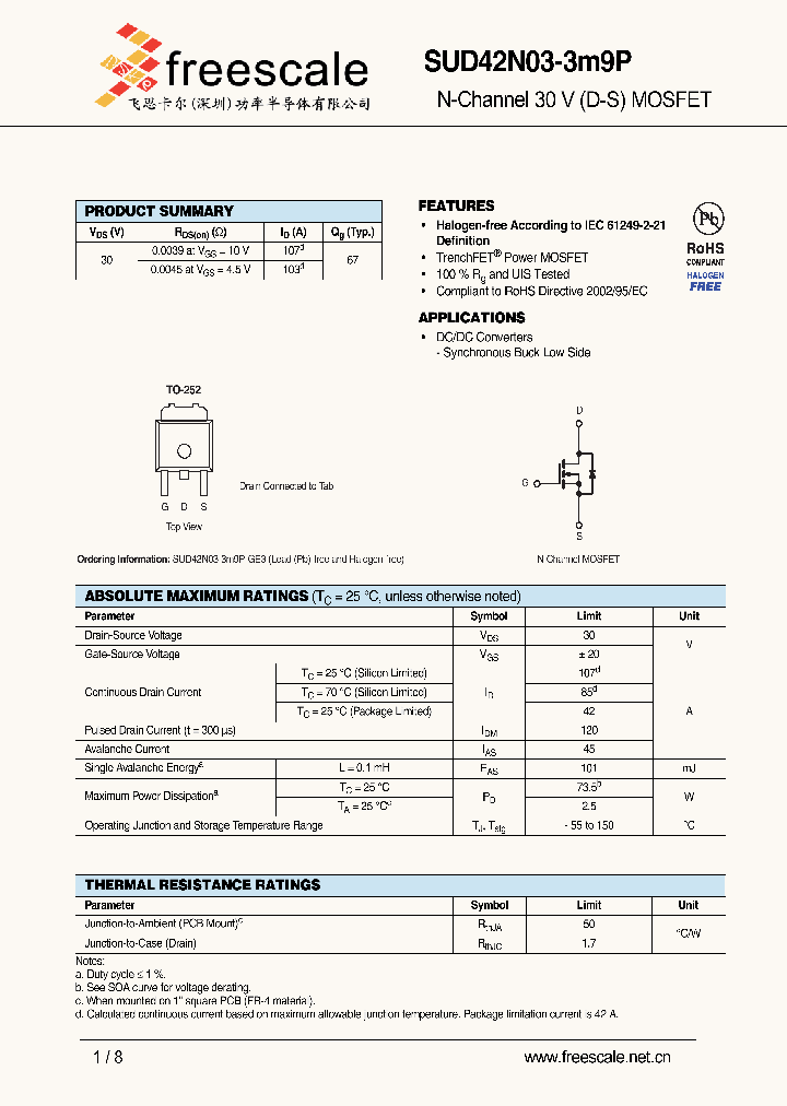SUD42N03-3M9P_4938697.PDF Datasheet