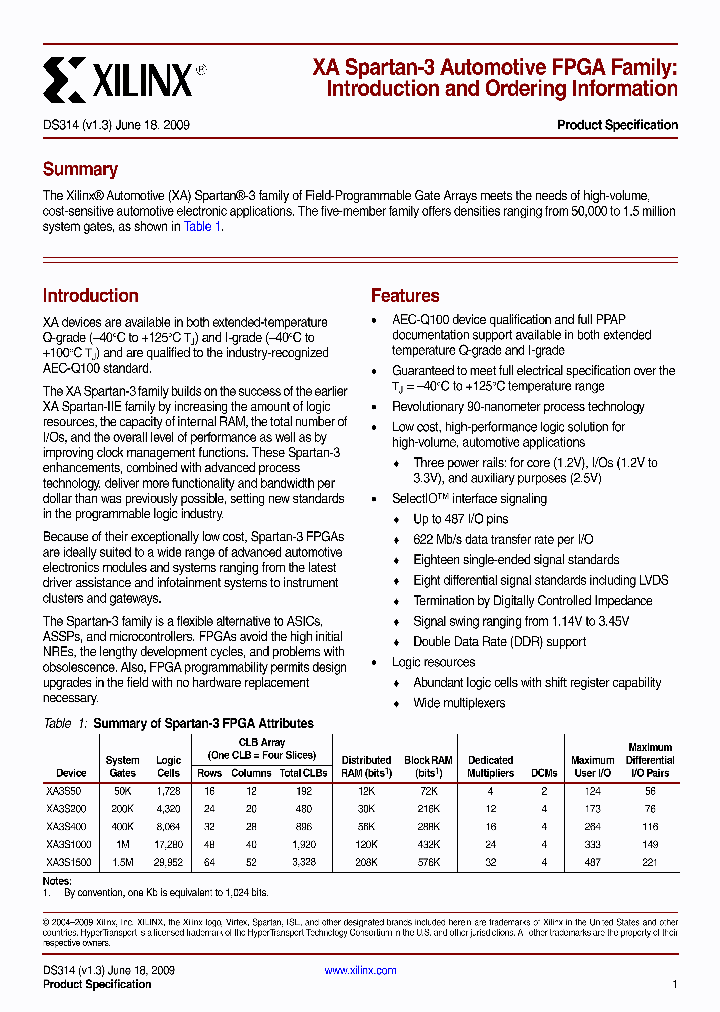 XA3S200-4TQG144I_4931506.PDF Datasheet