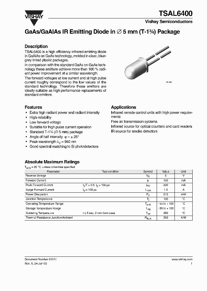 TSAL6400_4938935.PDF Datasheet