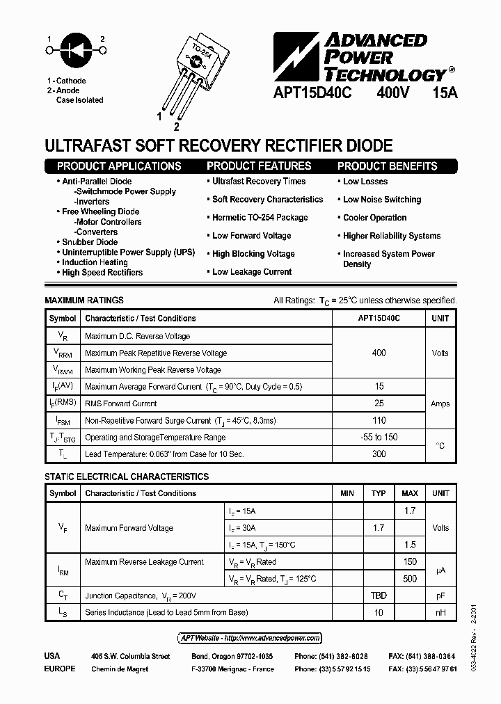 APT15D40C_4942264.PDF Datasheet