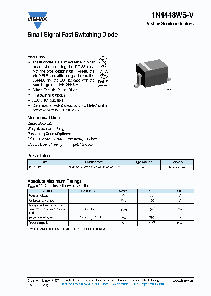 1N4448WS-V12_4943415.PDF Datasheet