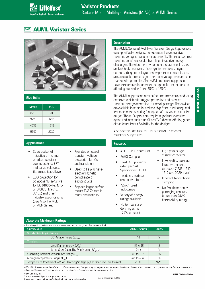 V18AUMLA2220_4943933.PDF Datasheet