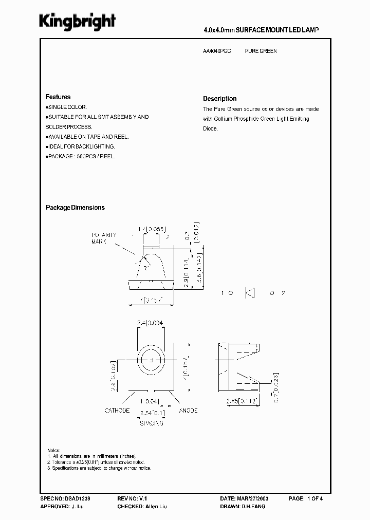 AA4040PGC_4943507.PDF Datasheet