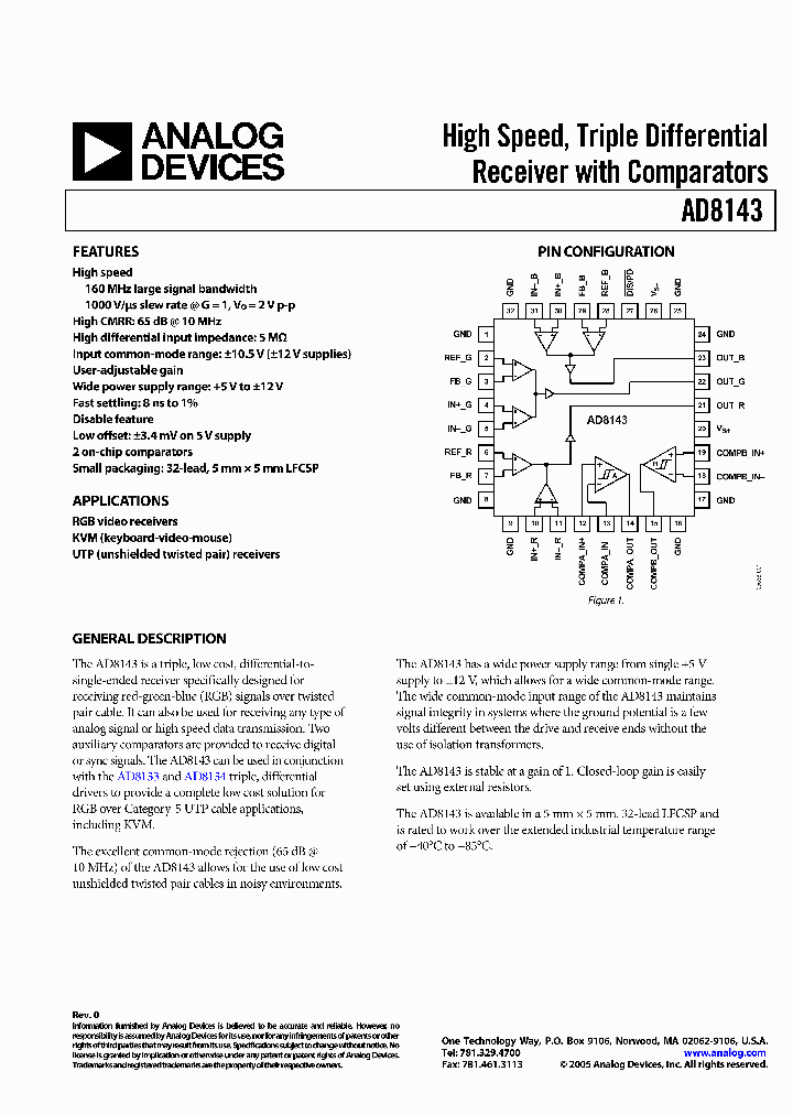 AD8143ACPZ-REEL_4945110.PDF Datasheet