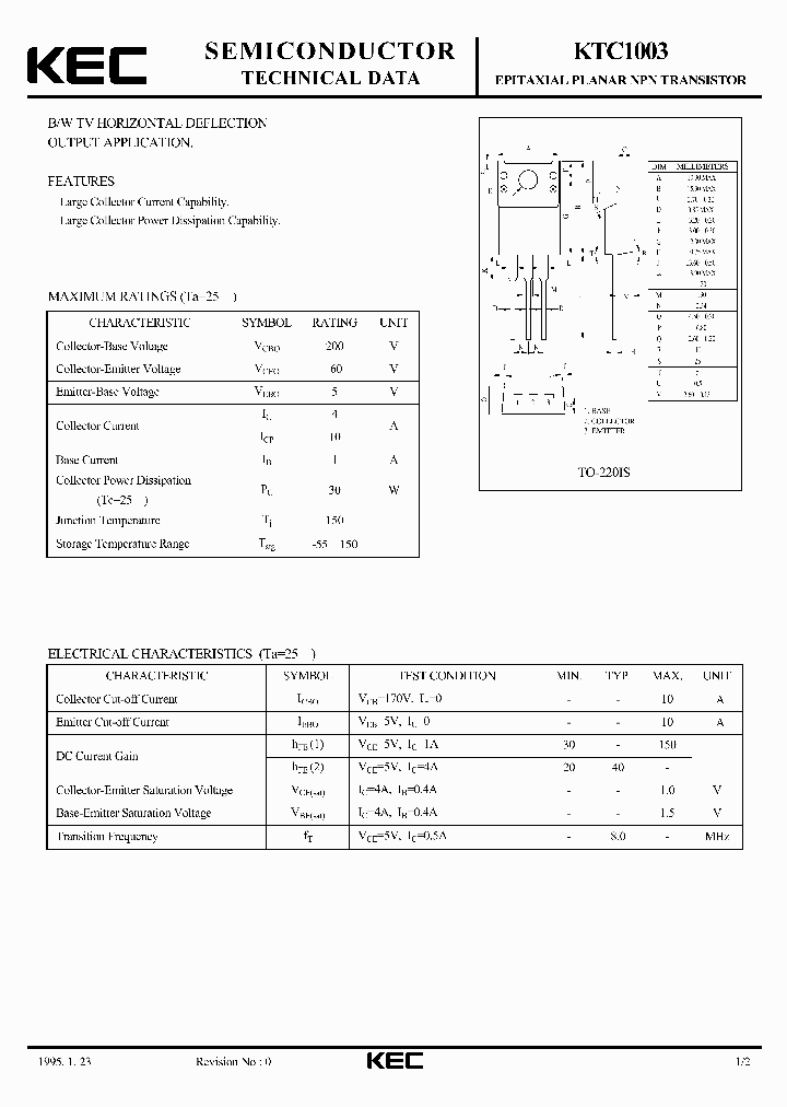 KTC1003_4943945.PDF Datasheet