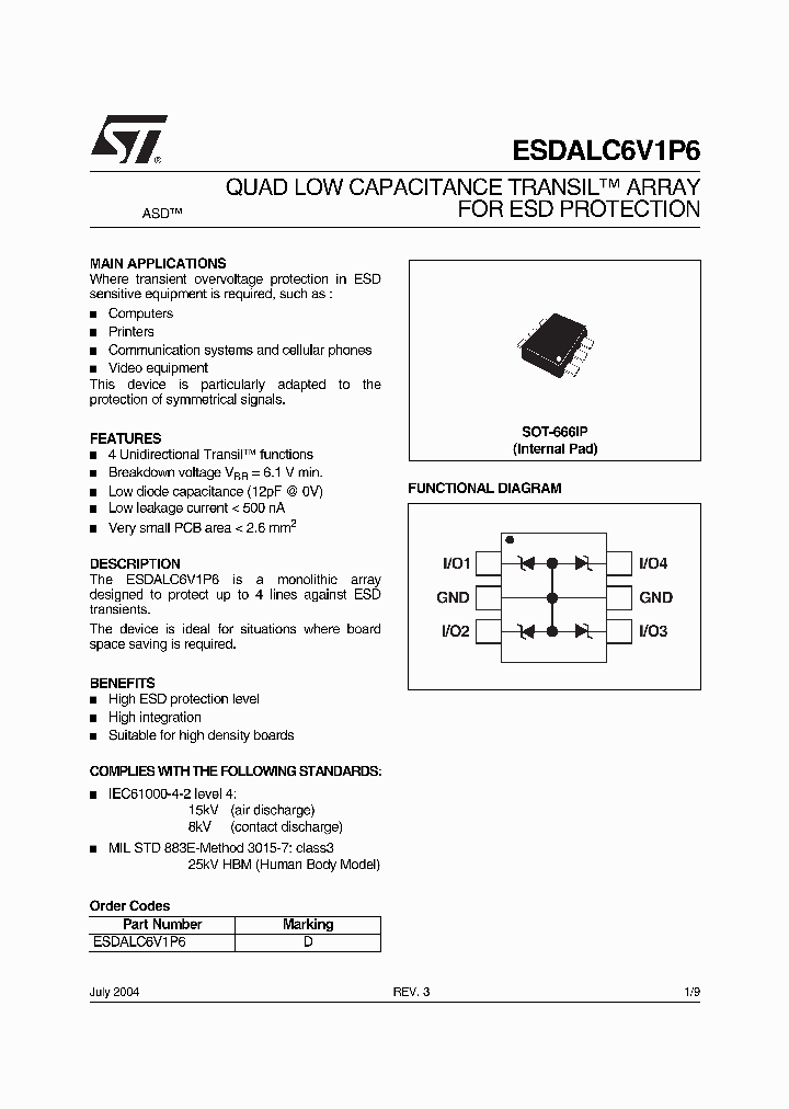 ESDALC6V1P6_4951229.PDF Datasheet