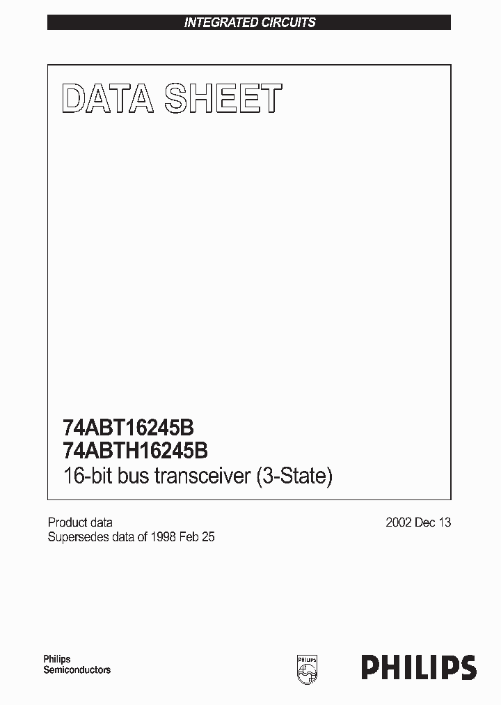 74ABTH16245B_4949498.PDF Datasheet