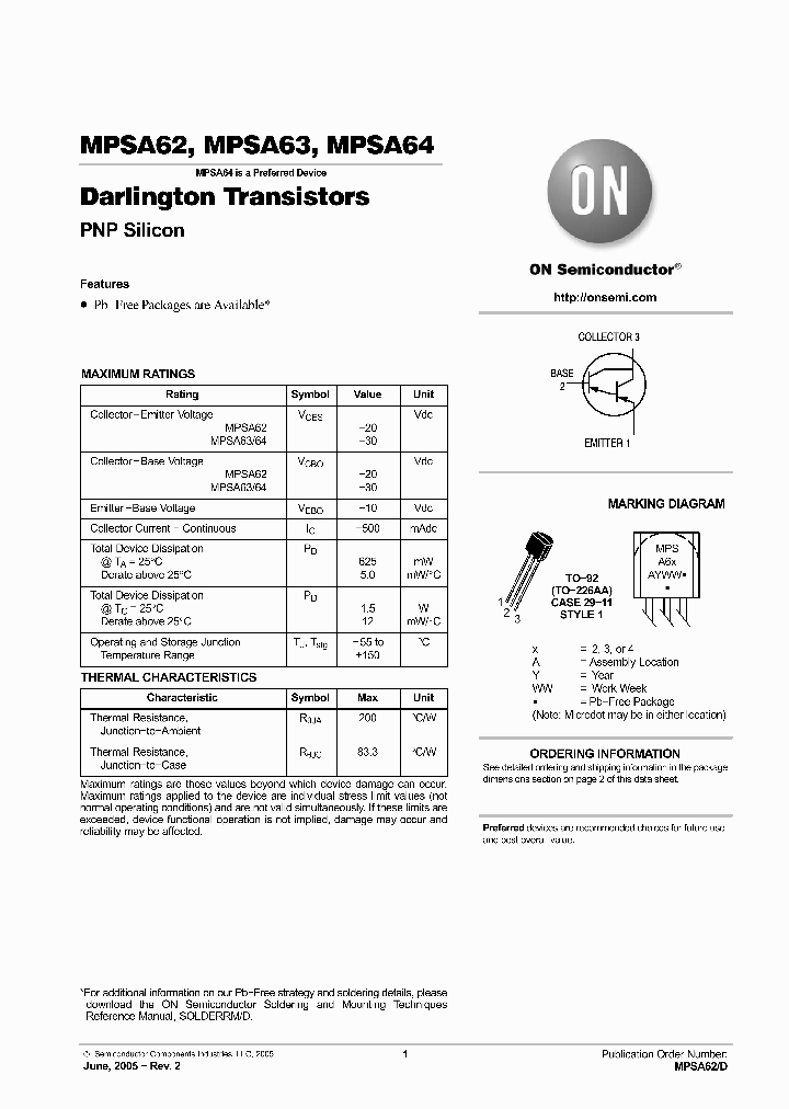 MPSA63RLRM_4947605.PDF Datasheet