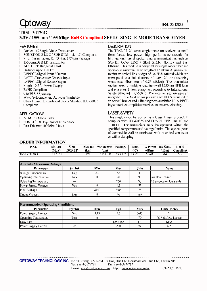 TRSL-33120G_4957442.PDF Datasheet