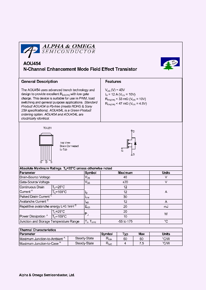 AOU454L_4958497.PDF Datasheet