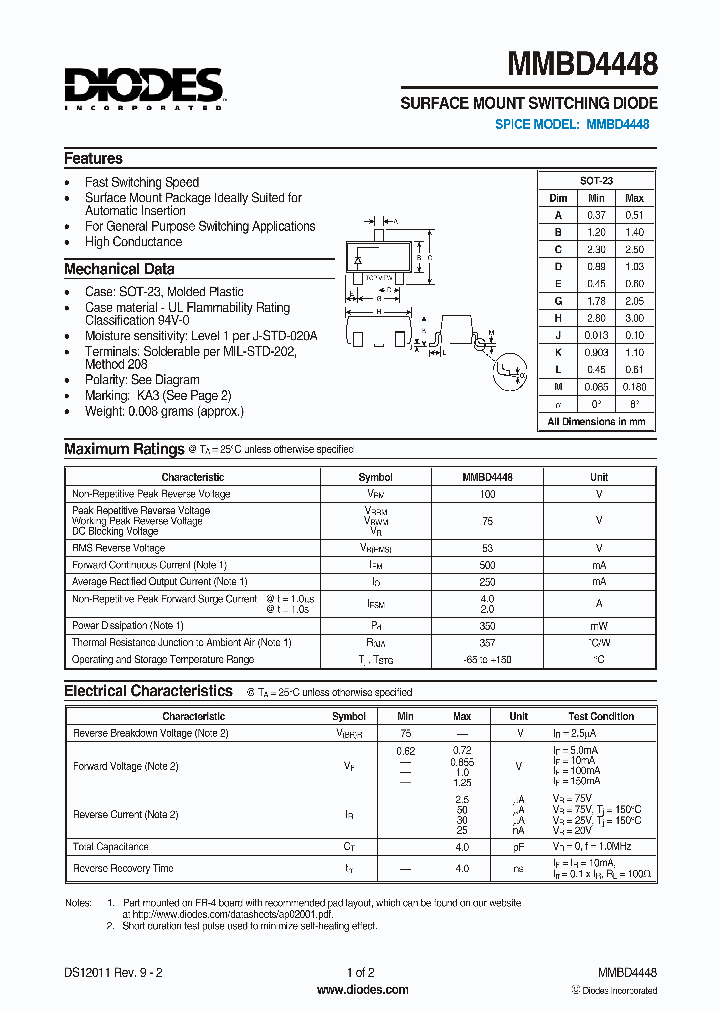 MMBD4448_4959755.PDF Datasheet