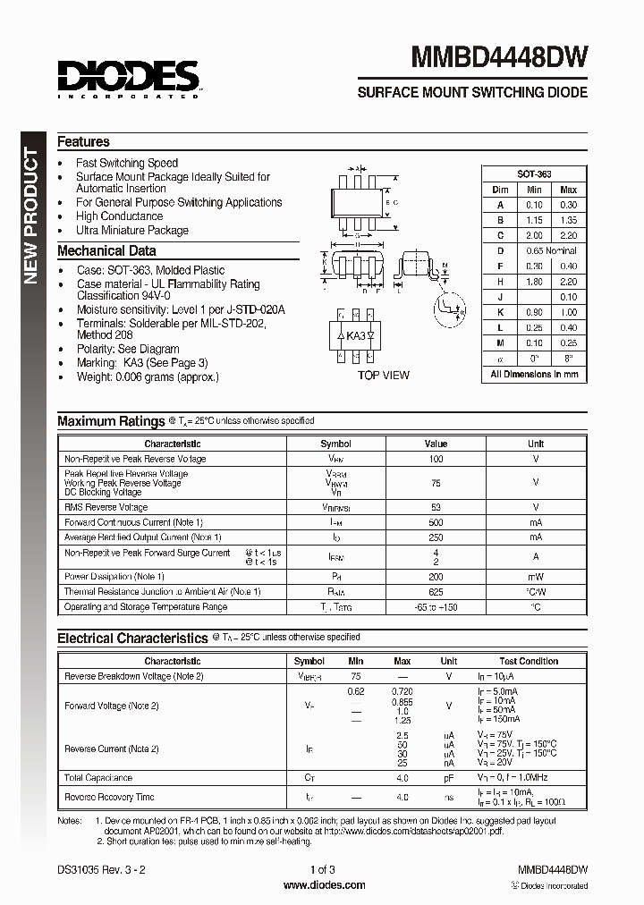 MMBD4448DW_4959756.PDF Datasheet