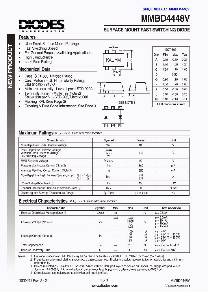 MMBD4448V_4959770.PDF Datasheet