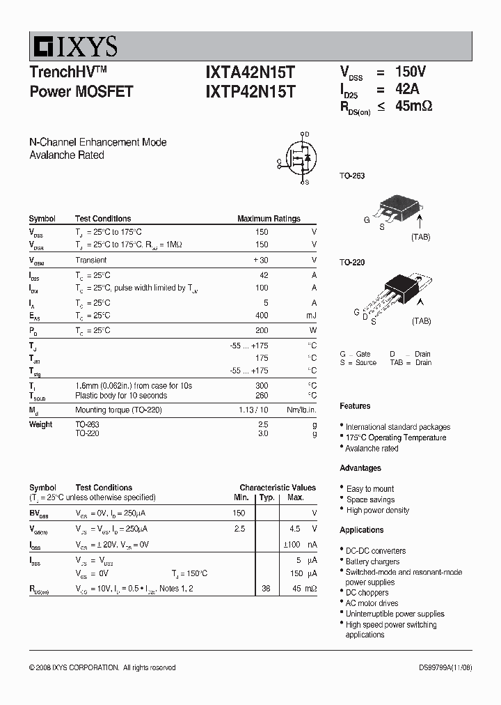 IXTP42N15T_4958095.PDF Datasheet