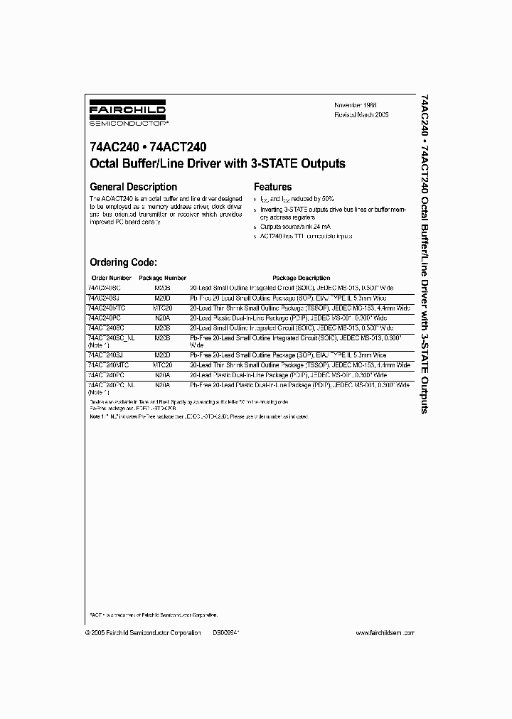 74AC240MTCX_4969340.PDF Datasheet