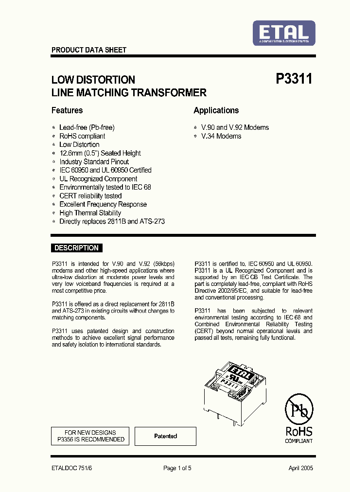 P3311_4971310.PDF Datasheet