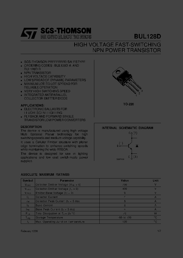 BUL128D-A_4979202.PDF Datasheet