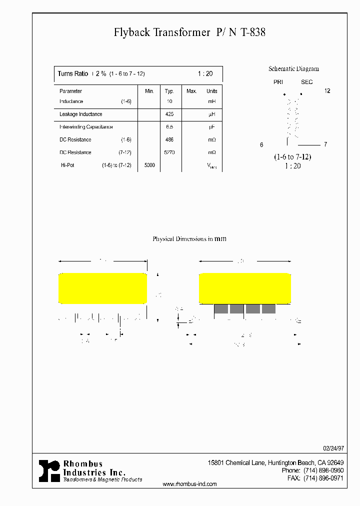 T-838_4977981.PDF Datasheet