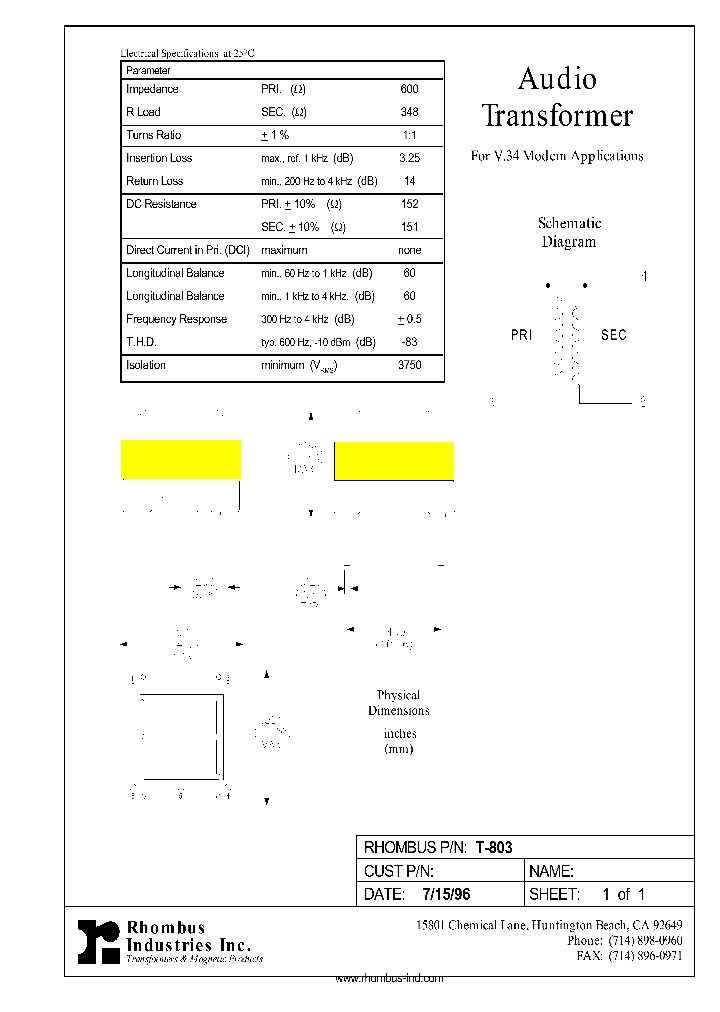 T-803_4977972.PDF Datasheet