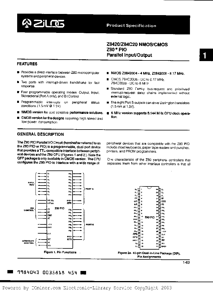 Z84C2010PEC_4980501.PDF Datasheet