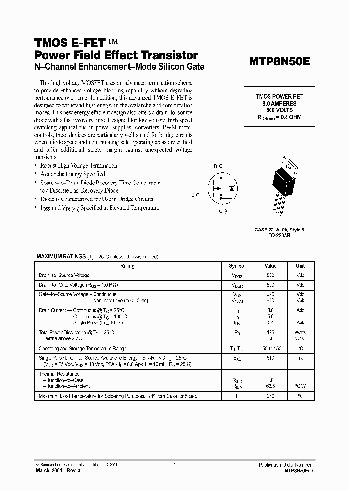MTP8N50E-D_4979427.PDF Datasheet