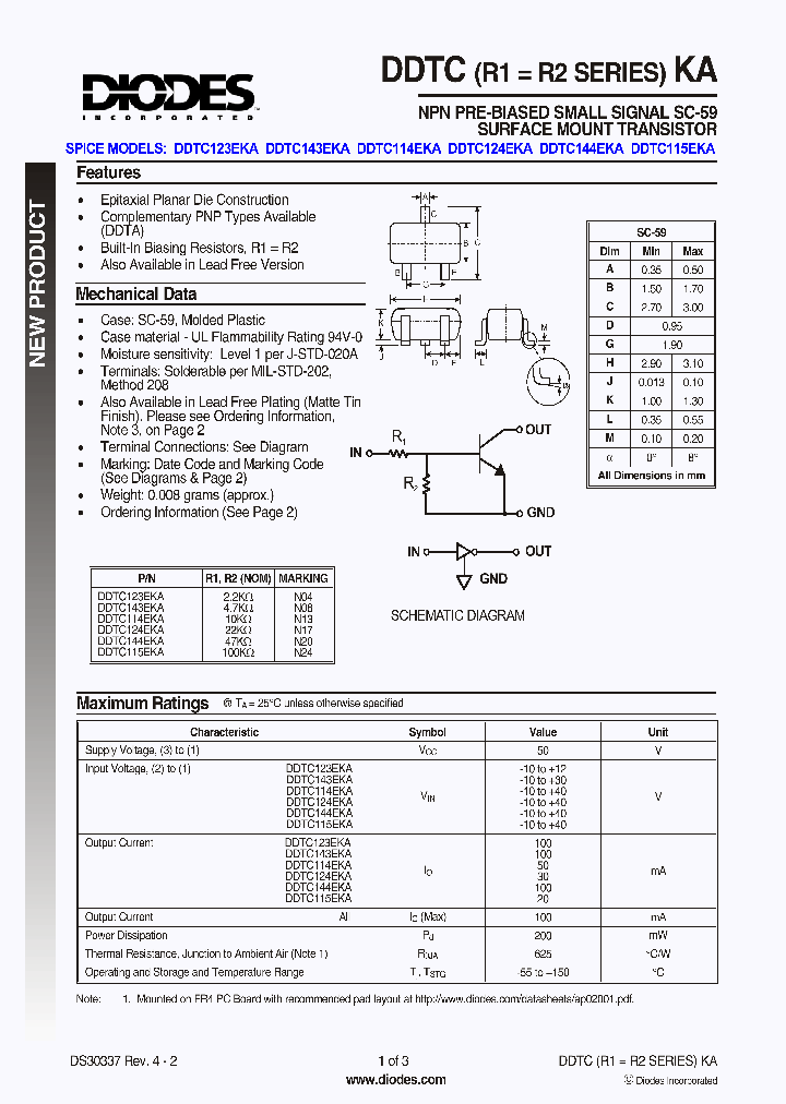 DDTC143EKA_4982756.PDF Datasheet
