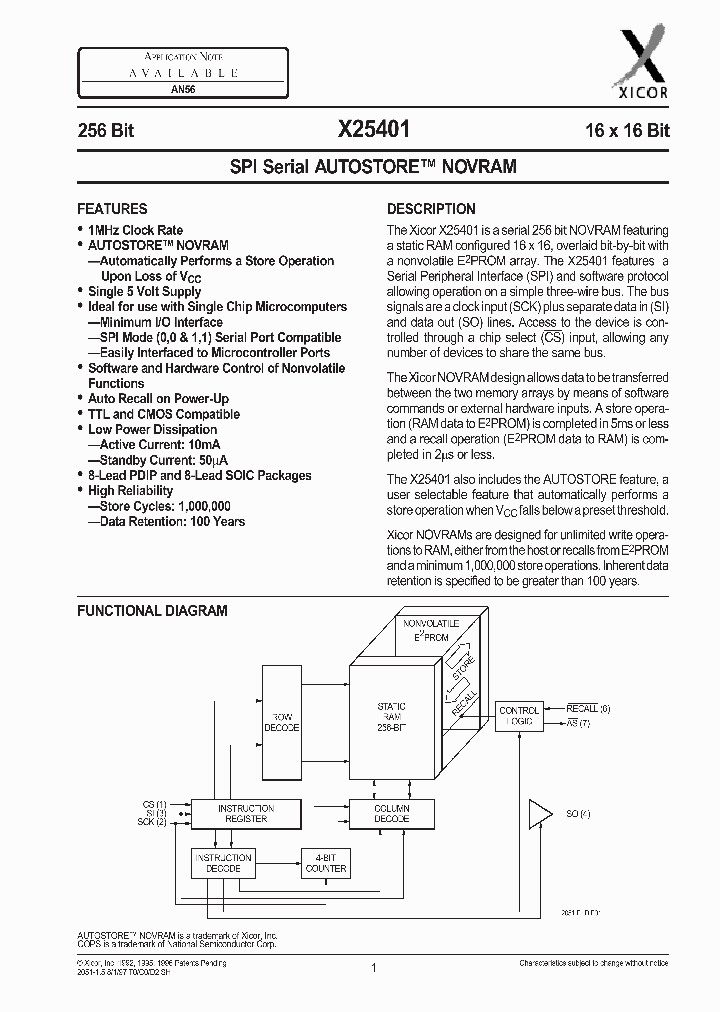 X25401_4981835.PDF Datasheet