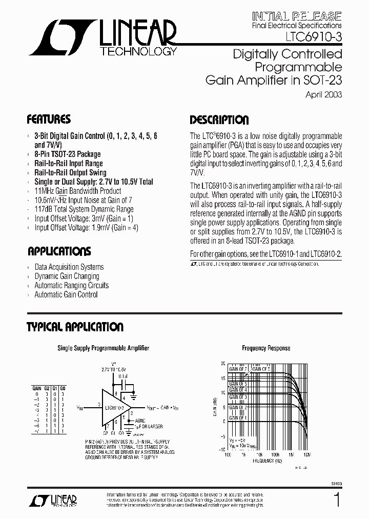 LTC6910-3ITS8TR_4980798.PDF Datasheet