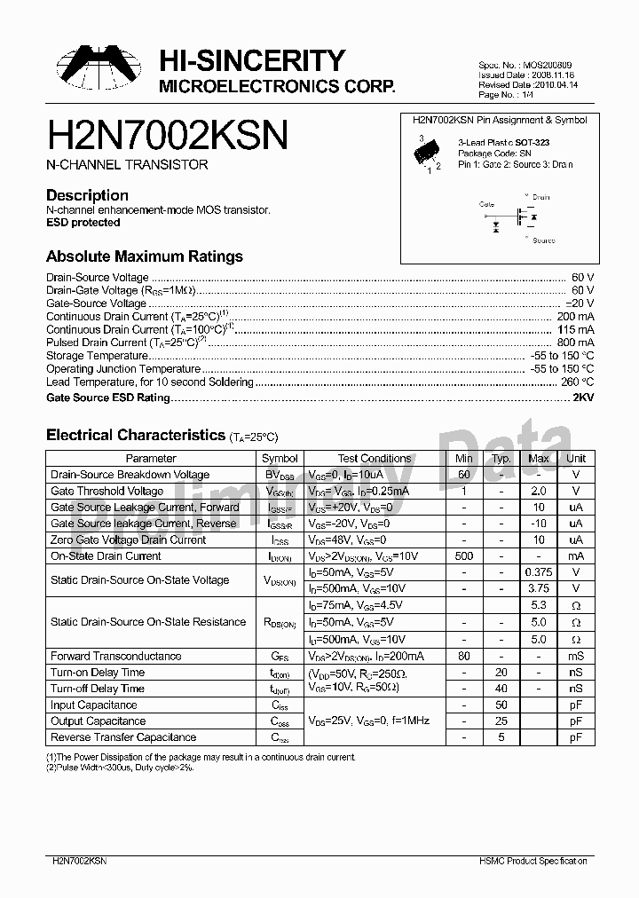 H2N7002KSN_4985600.PDF Datasheet