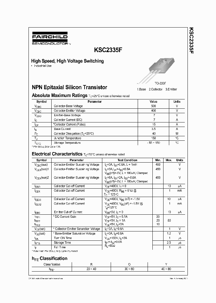 KSC2335FRTU_4989574.PDF Datasheet