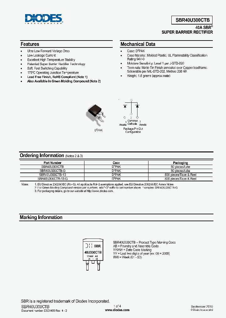 SBR40U300CTB-13_4980359.PDF Datasheet