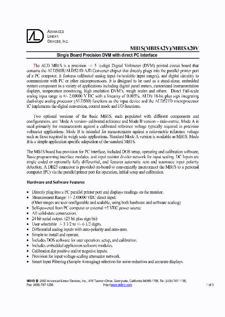MB1SA2V_4990093.PDF Datasheet