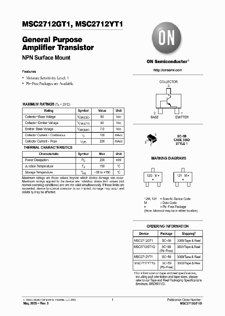 MSC2712GT105_4991218.PDF Datasheet