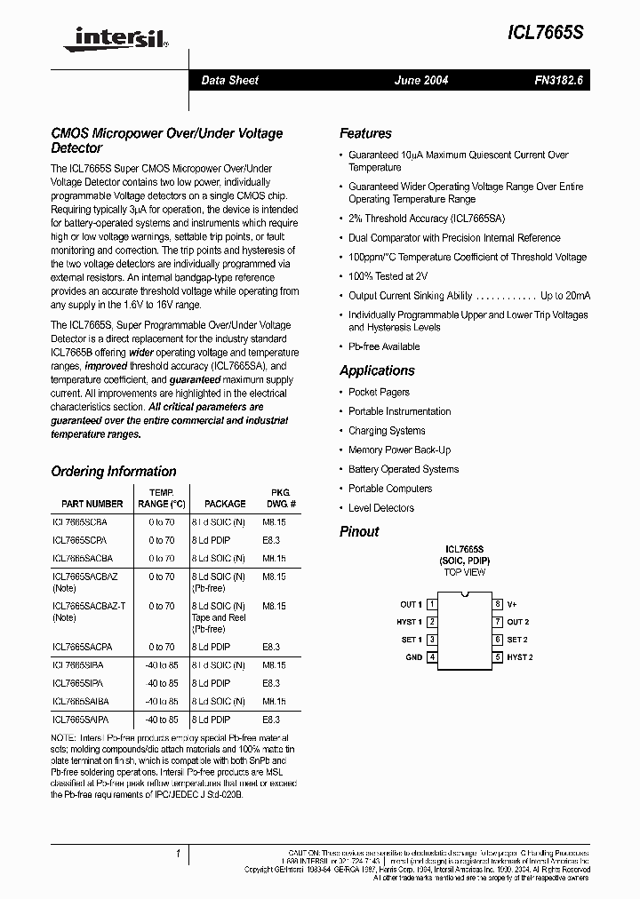 ICL7665S_4990826.PDF Datasheet
