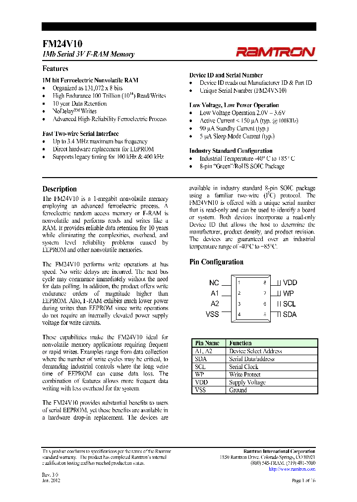 FM24V10-GTR_4989639.PDF Datasheet