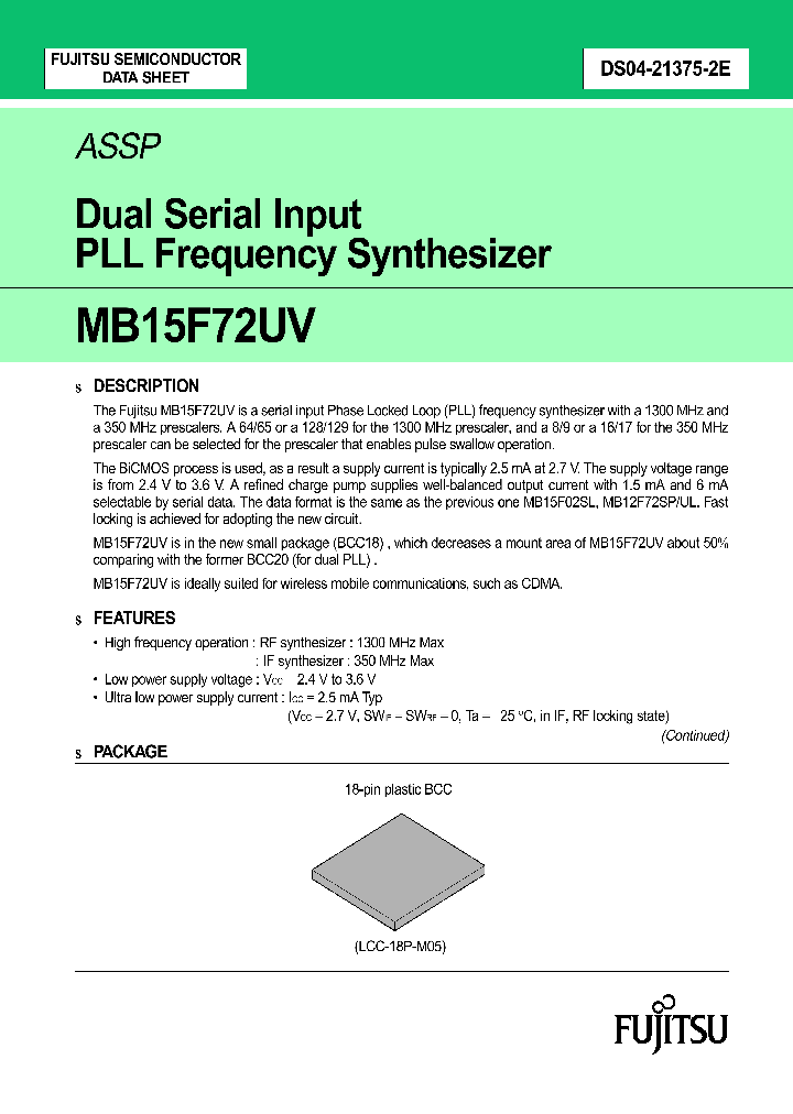 MB15F72UV_4992850.PDF Datasheet