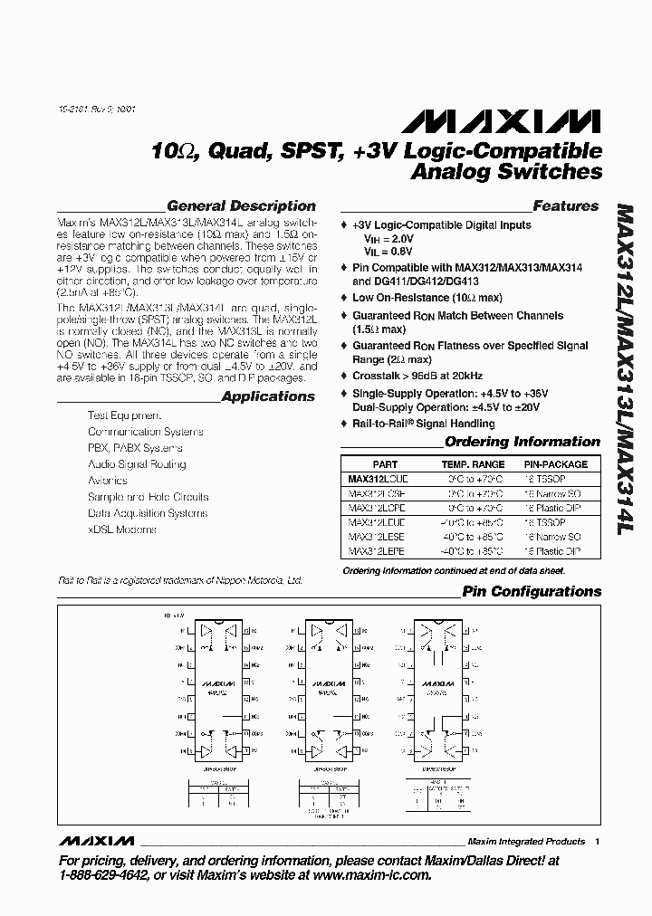 MAX312LCSE_4994313.PDF Datasheet