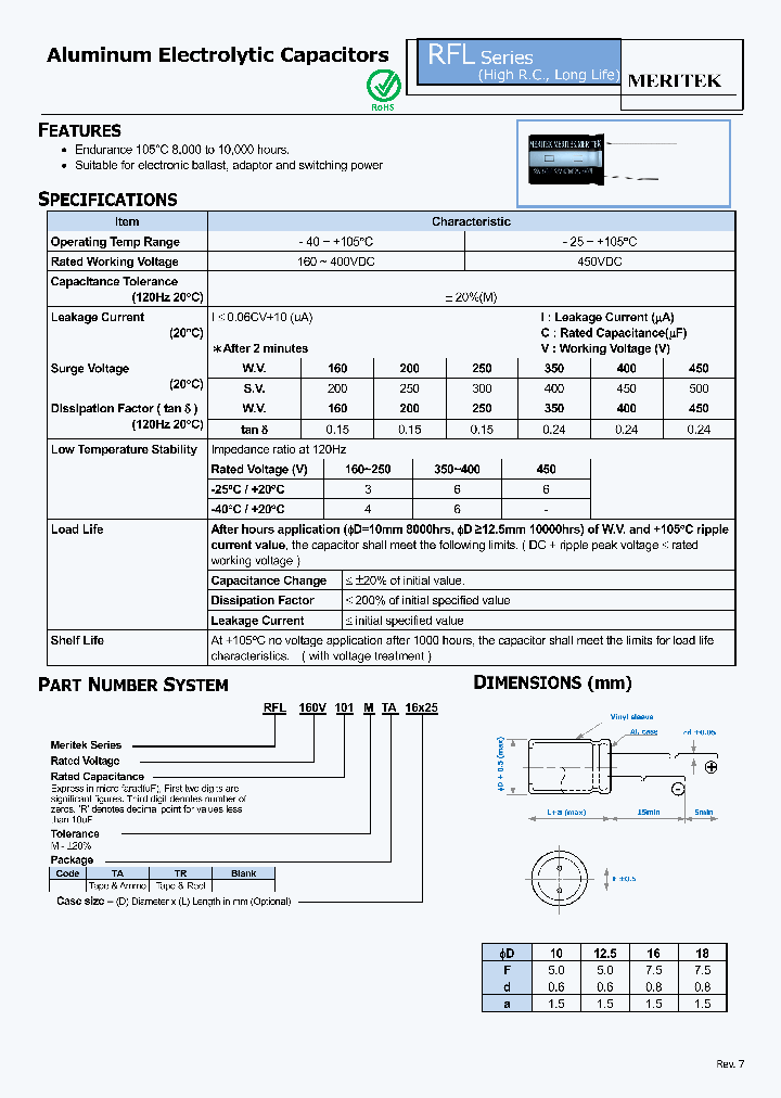 RFL160V101MTR16X25_4994184.PDF Datasheet
