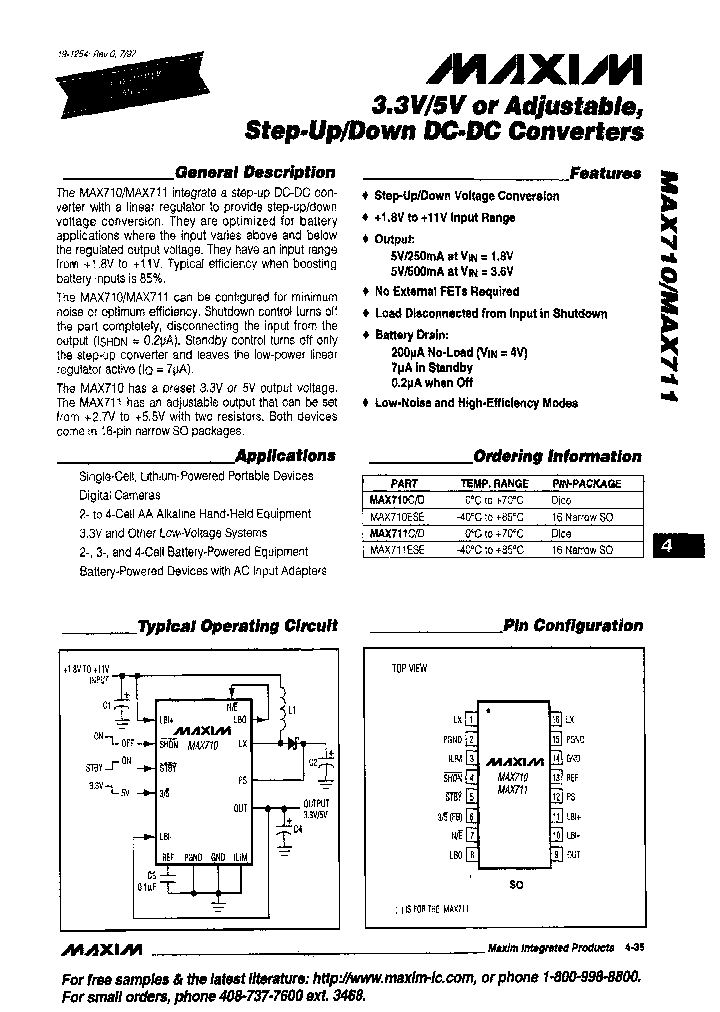 MAX711ESE-T_4996674.PDF Datasheet