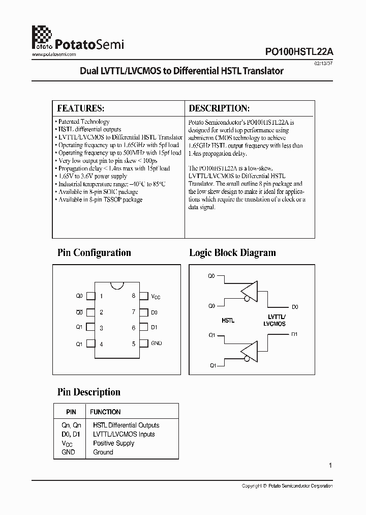 PO100HSTL22ASU_4997007.PDF Datasheet