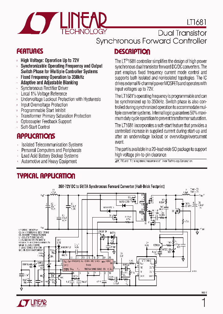 LT1681ISWPBF_5006379.PDF Datasheet
