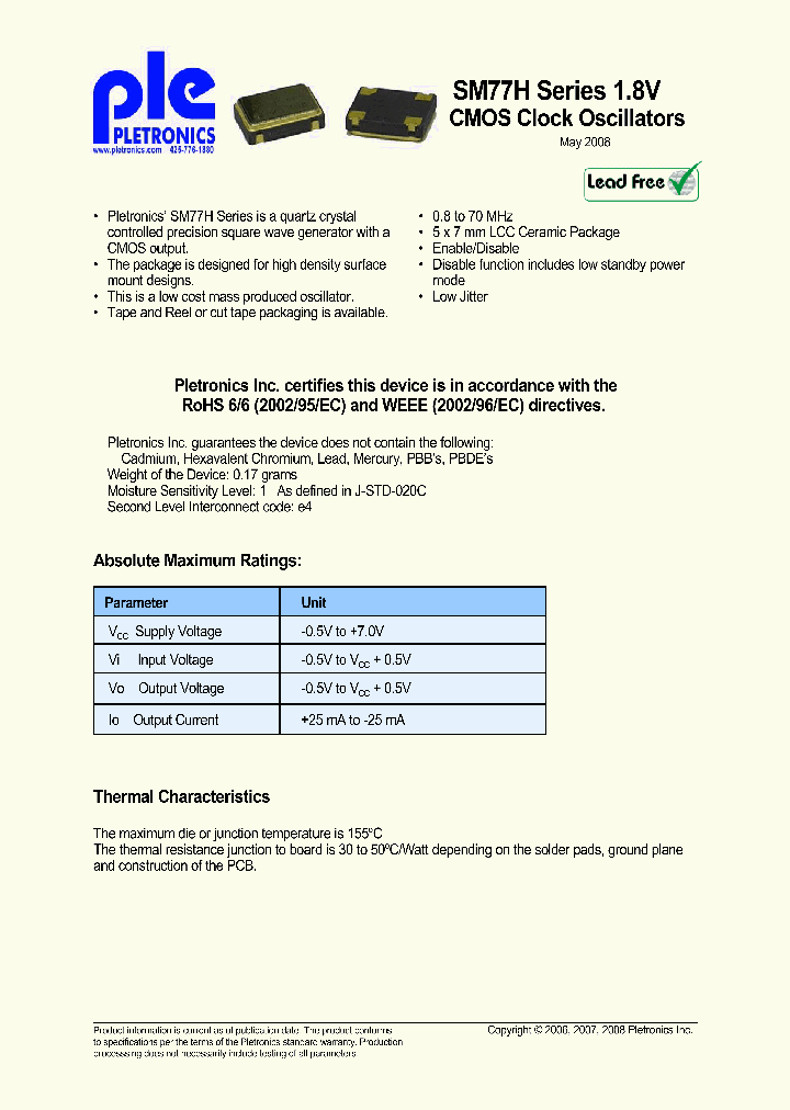 SM7720HEX_5005402.PDF Datasheet