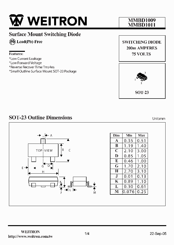 MMBD1009_5003632.PDF Datasheet