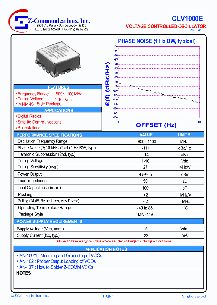 CLV1000E_5001436.PDF Datasheet