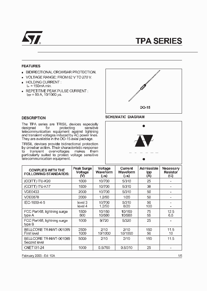 TPA240_5001151.PDF Datasheet
