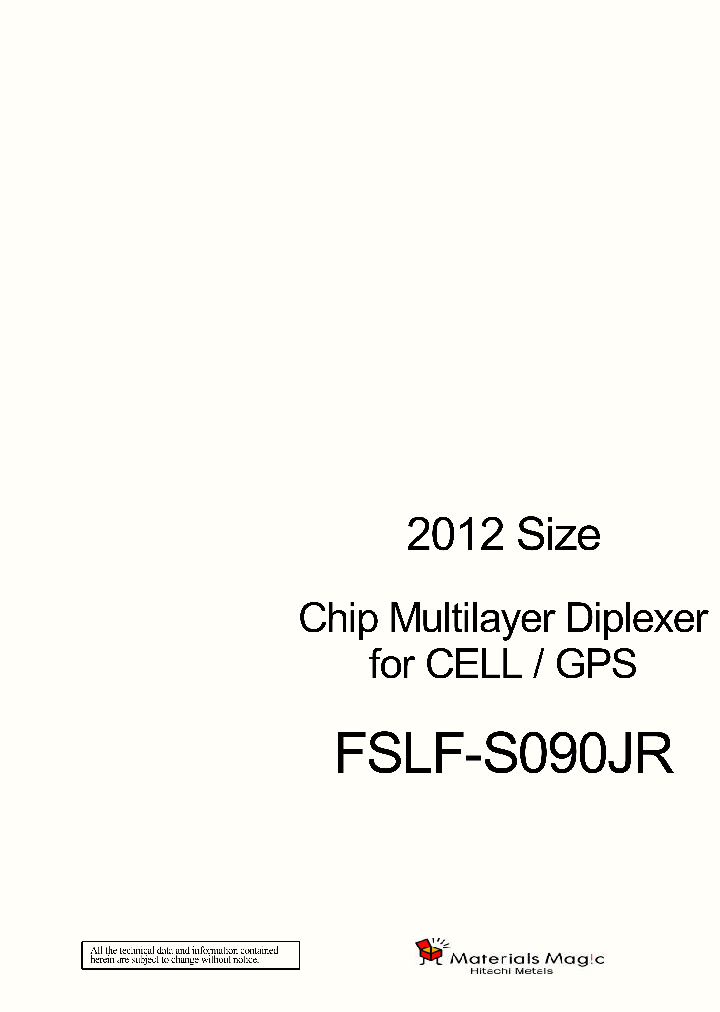 FSLF-S090JR_5007001.PDF Datasheet