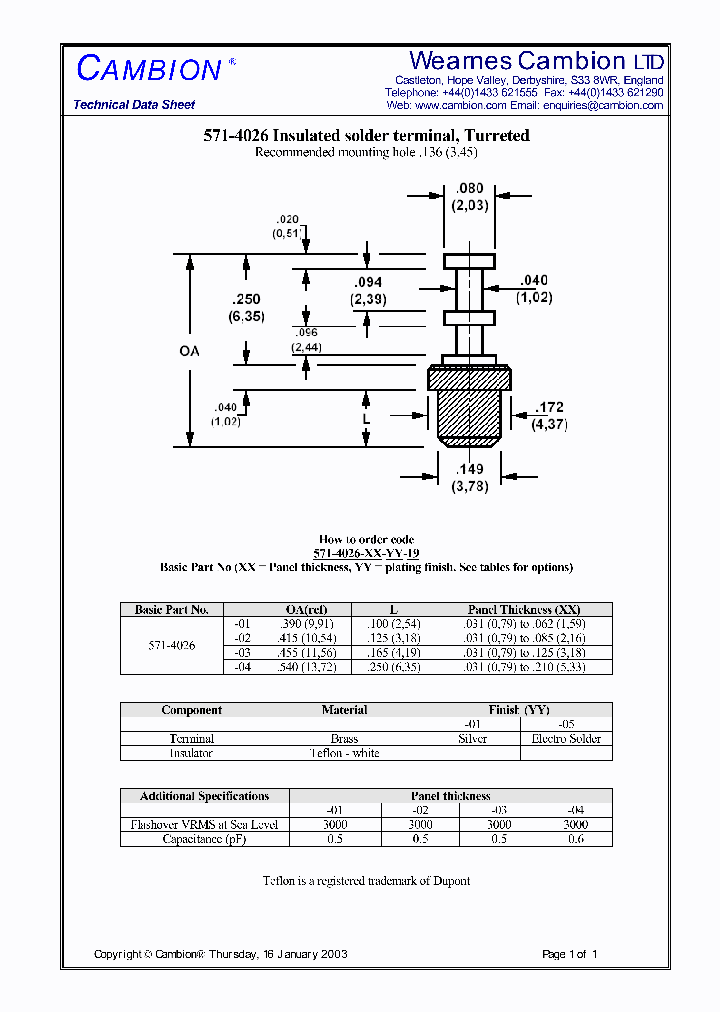 571-4026_5008954.PDF Datasheet
